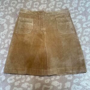 Lilly Pulitzer Genuine Suede Skirt (Size 10)